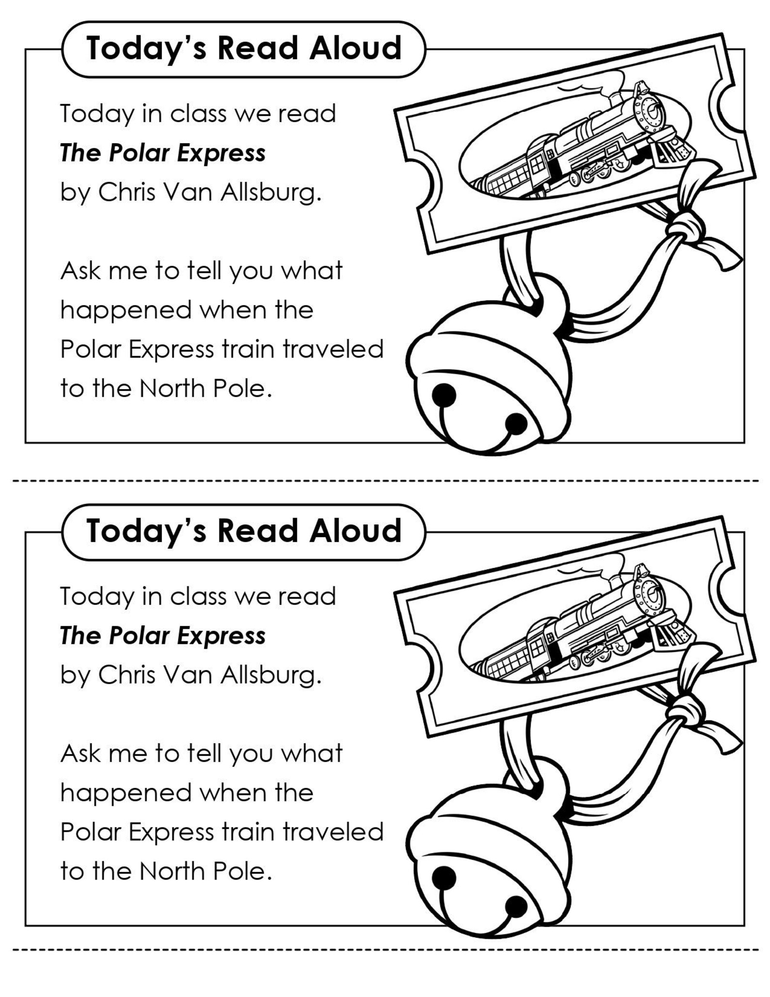 Polar Express Activity Pack | Christmas Worksheets - Etsy