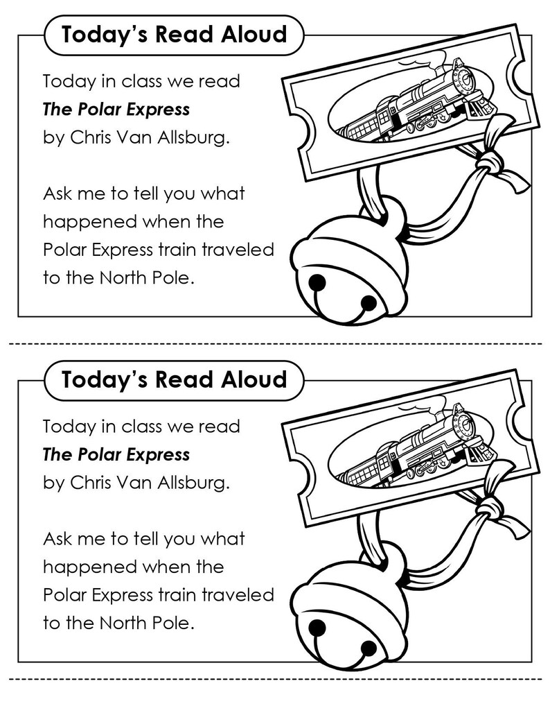 Polar Express Activity Pack | Christmas Worksheets - Etsy