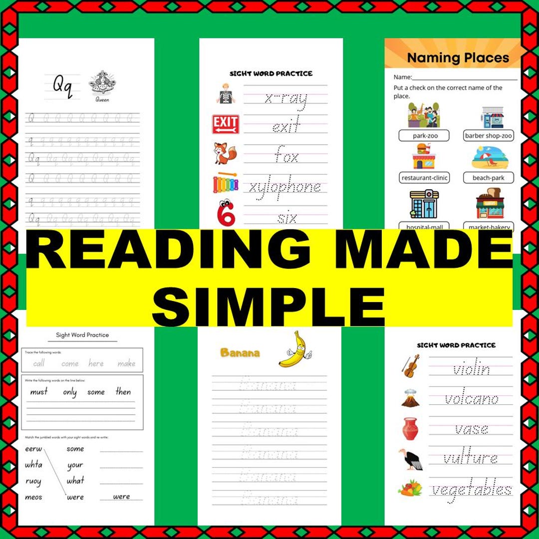Reading Made Simple - Etsy