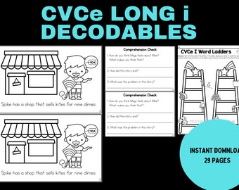 Decodables – CVCe Long Vowel i