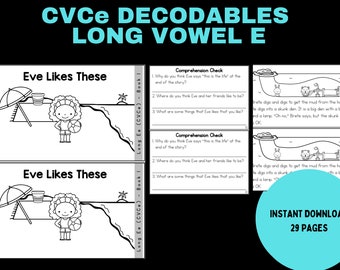 Decodables – CVCe Long Vowel E