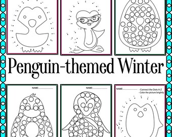 Paquete de invierno / Letras y números