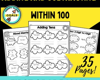 Addition And Subtraction Worksheets For First Grade