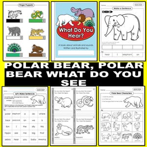 Polar Bear, Polar Bear, What Do You See? | Activity Packet