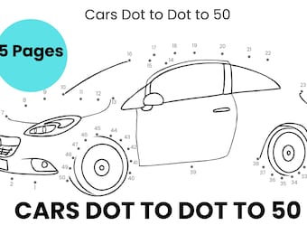 Auto's van punt tot punt tellen tot 50