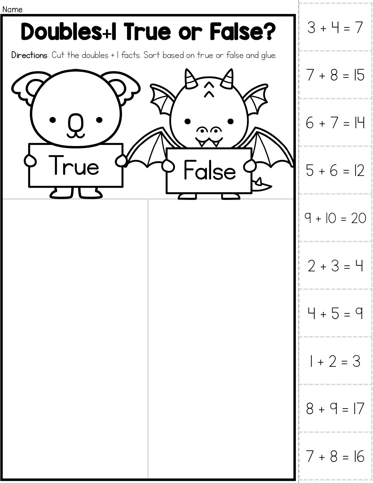 Math Packets – Adding Three Numbers - Etsy