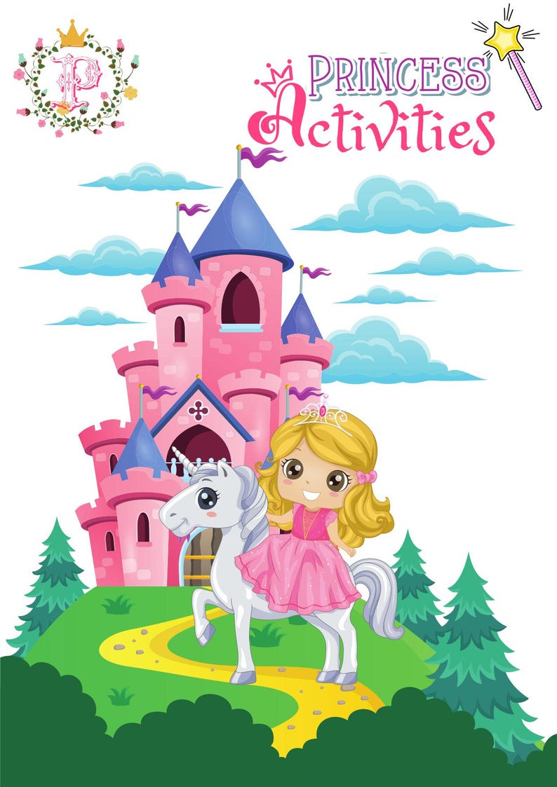 Princess Activities Printables - Etsy