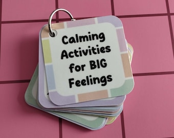 Kid Coping Skill Digital Download Emotional Regulation Flashcard Printable Coping Technique Kid Therapy Card Emotion Activity Calm Kit Gift