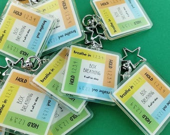 ADHD Emotional Regulation Tool for Autistic Child Sensory Regulation Gift Teen Emotional Support Keychain Visual Grounding Item Pocket Tool