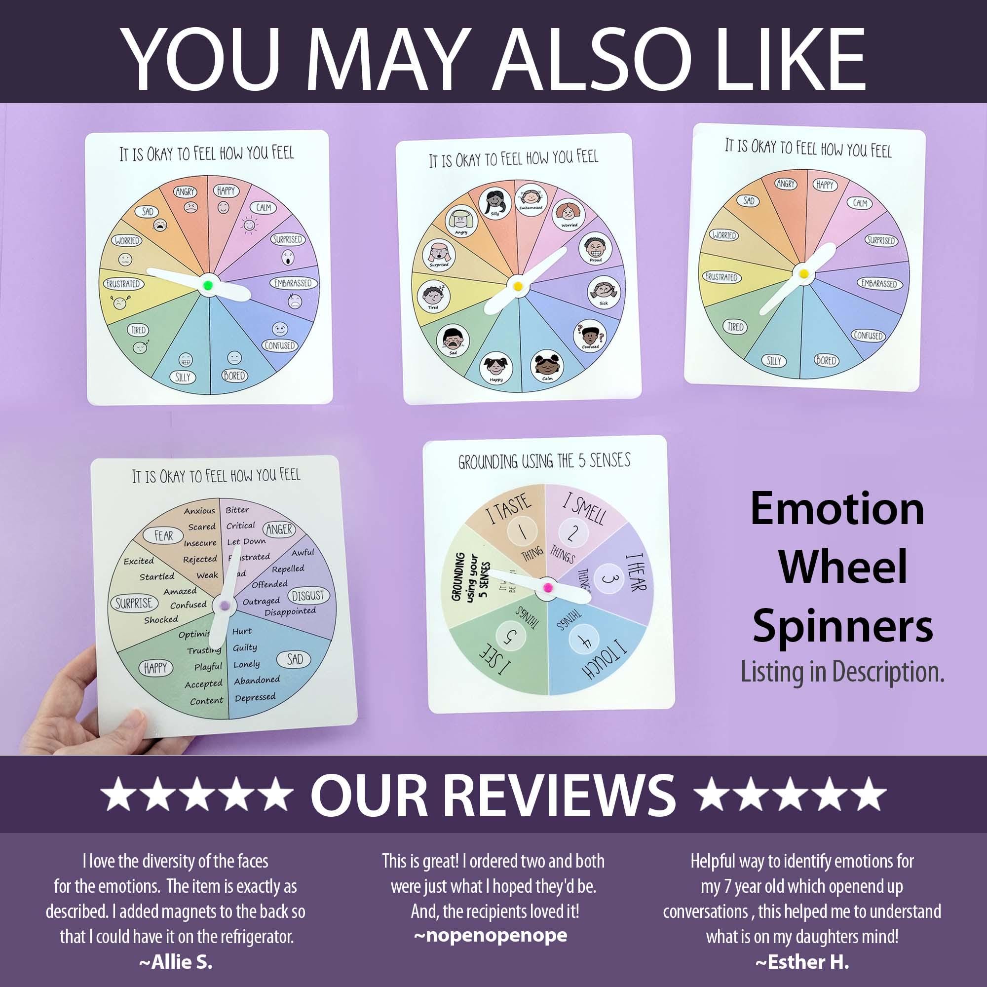Sick Child Feeling Spinner for Elementary Nurse Office Sick Activity ...