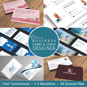 Custom Business Card Logo Design for Professional Business Card Realtor Logo Design for Coach Business Card for Small Business Logo Branding