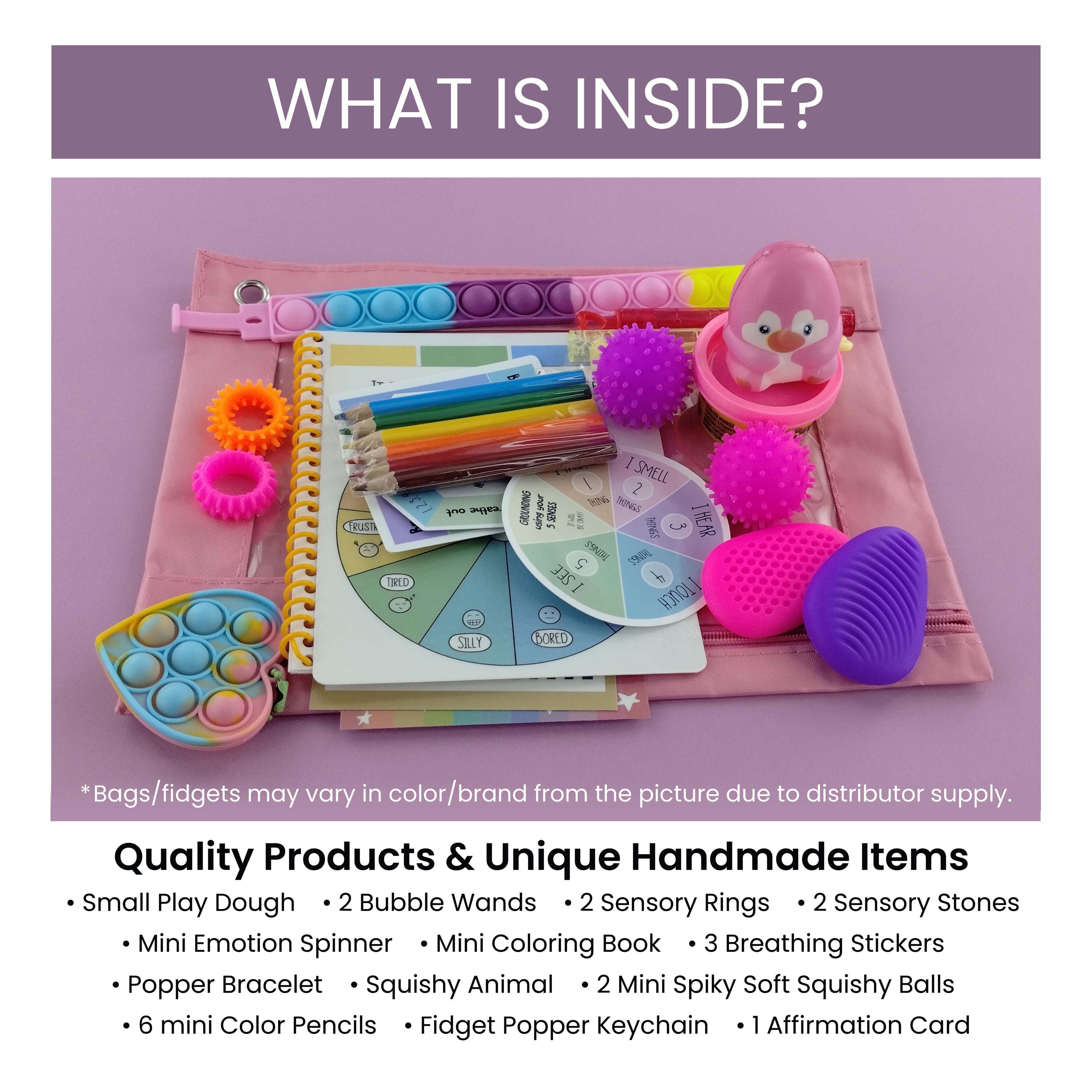 ADHD Sensory Calm Kit for Sensory Seeking Children Fidget Bag Gift for ...