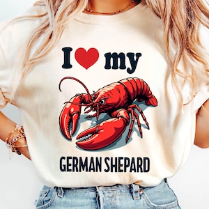 Ich liebe mein Hummer T-Shirt Lustiges grafisches T-Shirt Unisex Comfort Colors®, Oversize, Hoodie, Sweatshirt, Tank Top
