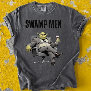 Swamp Men Shirt - Funny Business Drama Parody Tee - Iconic Ad Agency Series Spoof Shirt - Executive Humor Swamp T-Shirt