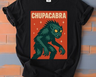 NEW LIMITED Cryptid Bigfoot Jackalope Mothman Loch Ness Monster T-Shirt
