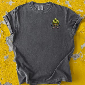 Shrek Shirt Minimal Gym Lift - Shrek Meme Shirt, Shrek cadeau, sportschool tshirt, shirt grappige cartoon, Shrek T-shirt