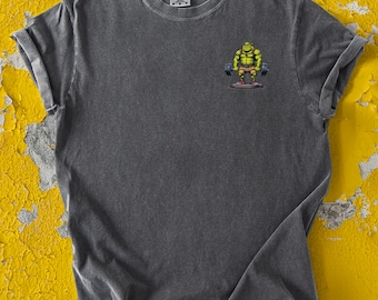Shrek Gym T-Shirt: Minimalist Lift Meme Shirt