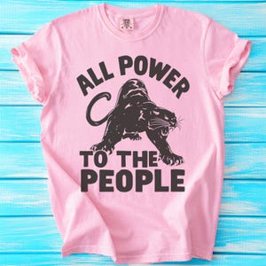 Black Panther Graphic Tee: Political Activism, Social Justice Shirt