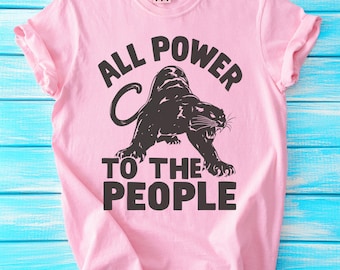 Black Panther Graphic Tee: Political Activism, Social Justice Shirt