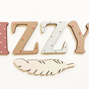 Signo de nombre de madera, Decoración de guardería, Signo de madera personalizado, Signo de nombre personalizado, Signo de nombre para niños, Letras de madera
