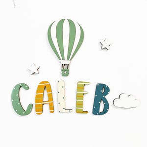 Signo de nombre de madera, Letras de madera, Signo de nombre, Letras de guardería, Letras de nombre personalizadas, Habitación para bebés, Nombre de letras de madera, Nombre para puerta