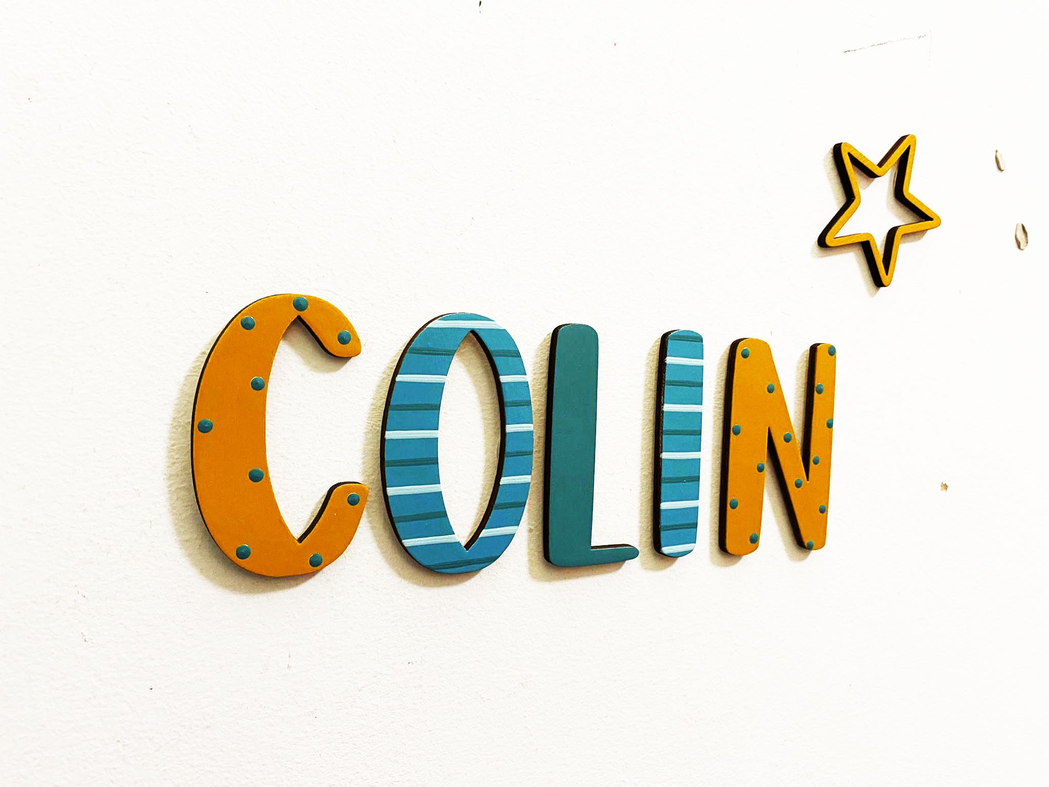 Wooden Name Sign, Wooden Letters, Name Sign, Nursery Letters ...