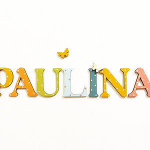 Signo de nombre de madera, Letras de madera, Signo de nombre, Letras de guardería, Letras de nombre personalizadas, Habitación de bebé, Nombre de letras de madera, Nombre para puerta