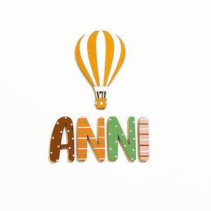 Signo de nombre de madera, Letras de madera, Signo de nombre, Letras de guardería, Letras de nombre personalizadas, Habitación de bebé, Nombre de letras de madera, Nombre para puerta