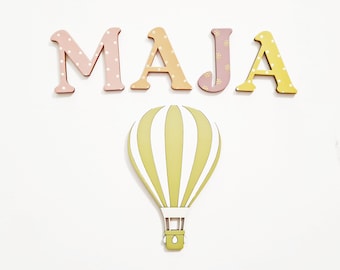 Signo de nombre de madera, Letras de madera, Signo de nombre, Letras de guardería, Letras de nombre personalizado, Habitación para bebés, Nombre de letras de madera, Nombre para puerta