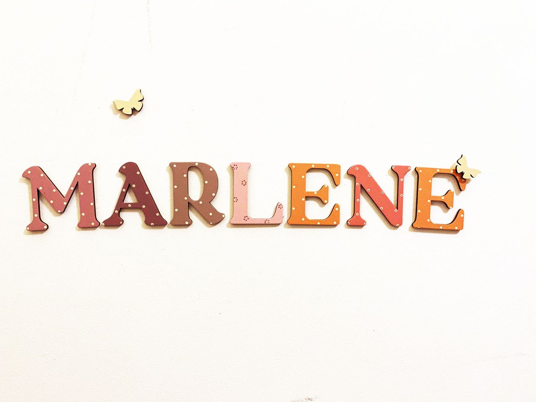 Wooden Name Sign, Wooden Letters, Name Sign, Nursery Letters ...