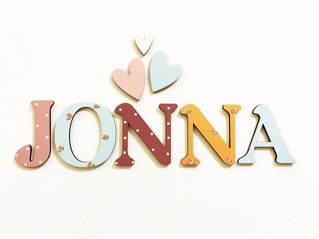Wooden Name Sign, Wooden Letters, Name Sign, Nursery Letters ...