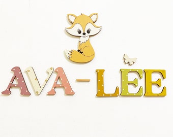 Wooden letters, woden letters for door, door name letters for kind, daby door name letters, wooden letters fir nursery, door letters