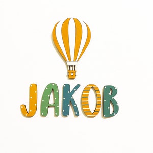 Signo de nombre de madera, Letras de madera, Signo de nombre, Letras de guardería, Letras de nombre personalizadas, Habitación de bebé, Nombre de letras de madera, Nombre para puerta