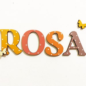 Wooden name sign, Wooden   letters, Name sign, Nursery letters,  Personalized Name letters, Baby Room, Wooden letters name, Name for Door