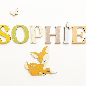 Signo de nombre de madera, Decoración de guardería, Signo de madera personalizado, Signo de nombre personalizado, Signo de nombre para niños, Letras de madera