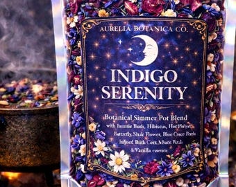 Aromatic Simmer Pot Blend - Botanical Stovetop Potpourri and Natural Home Fragrance - Self Care Ritual & Housewarming Gift