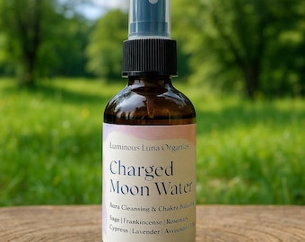 Celestial Aura Mist | Aura Cleansing & Chakra Balancing Spray, Moon Water |  | Intention | Meditation | Raise your vibration | Purify Space