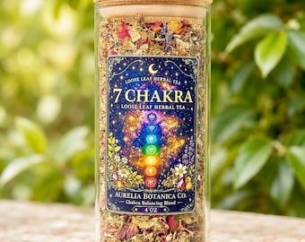 Sacred 7 Chakra Ritual Tea | Dark Botanical Apothecary Blend