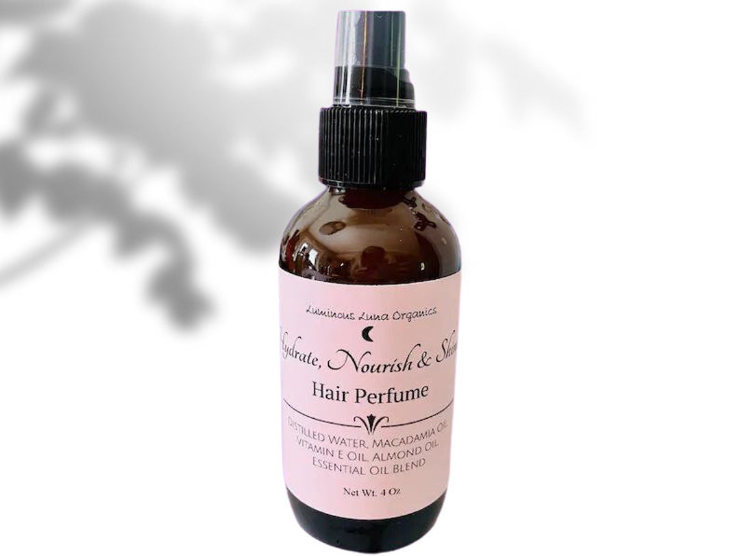 All Natural Hair Perfume Anti Frizz Spray Hair Shine Spray Etsy