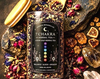 Sacred 7 Chakra Ritual Tea | Dark Botanical Apothecary Blend
