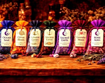 Botanical Sachet | Essential Oil Herbal Car Home Fragrance Pouch