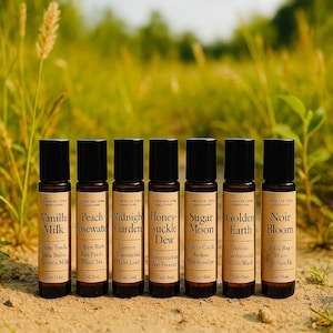 Natural Roll-On Perfume Oil | Clean, Long-Lasting Fragrance | Essential Oil Perfume | Vegan, Alcohol-Free | 10 ml