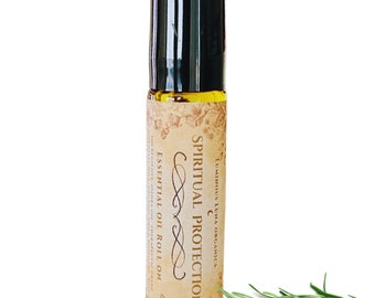 Energy Protection Roll On Oil, Spiritual Aromatherapy Oil for Balancing Energy and Keeping Negative Energy Away
