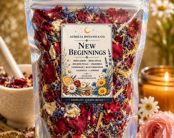 Botanical Simmer Pot Blend | Natural Home Fragrance | Dried Fruit Herb & Spice Potpourri Kit