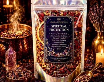 Artisanal Simmer Pot Kit | Housewarming Gift | Botanical Stovetop Potpourri | Moody Apothecary Ritual | Self Care Gift Box