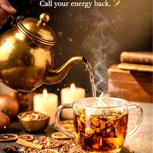 Prosperity & Abundance Loose Leaf Herbal Tea | Organic Tulsi Rooibos Blend (Caffeine Free) image 17