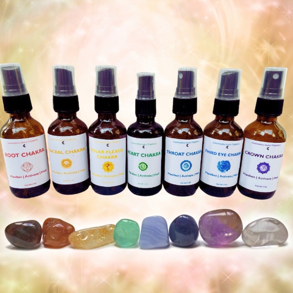 Chakra Healing Spray | Meditation Mists | Chakra Balancing | Yoga Mist |  Room Spray | Body Mist | Reiki Charged Spray | Self Care | Gifts