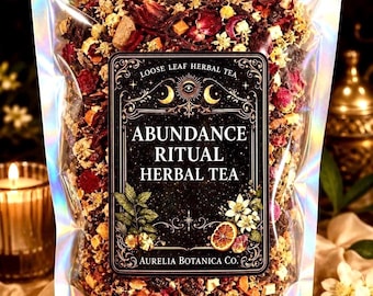 Té de hierbas Abundance Ritual, infusión botánica sin cafeína