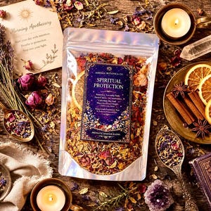 Artisanal Simmer Pot Kit | Housewarming Gift | Botanical Stovetop Potpourri | Moody Apothecary Ritual | Self Care Gift Box image 20