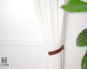 Leather Curtain Tie